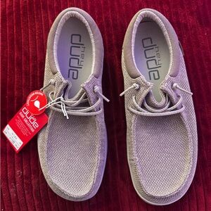 Hey Dude Light Gray Slip-On Shoes